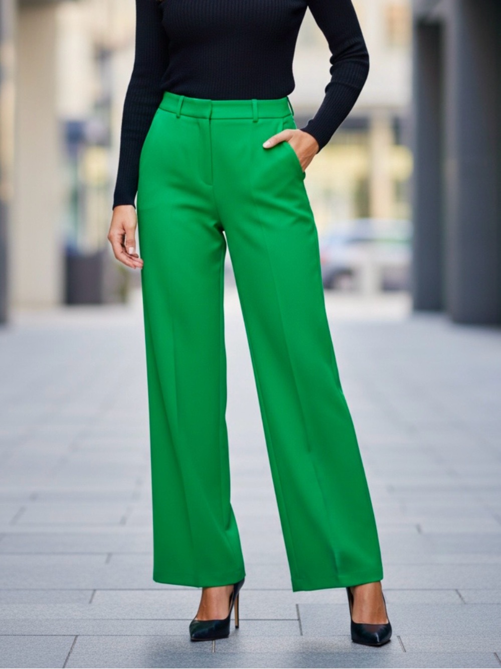 NWOT Aritzia Babaton Agency Wool Pant